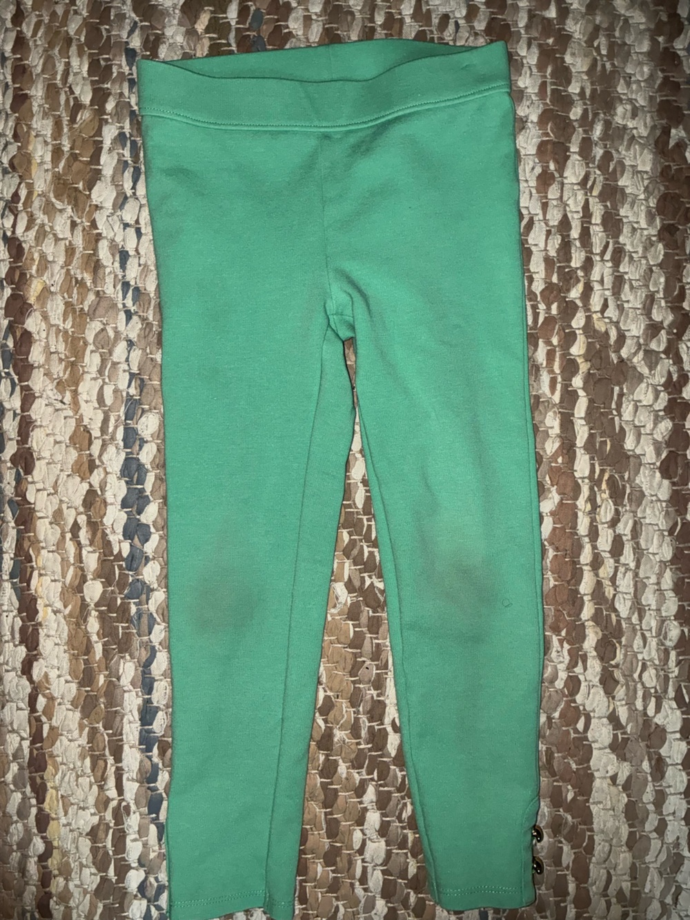 Janie and Jack Mint Green Stretch Leggings